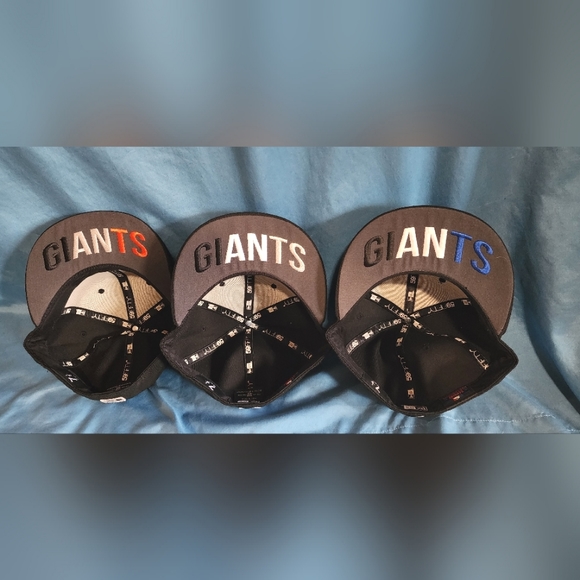New Era Men's Flatbill Set of 3 Giants Hats - Picture 8 of 9